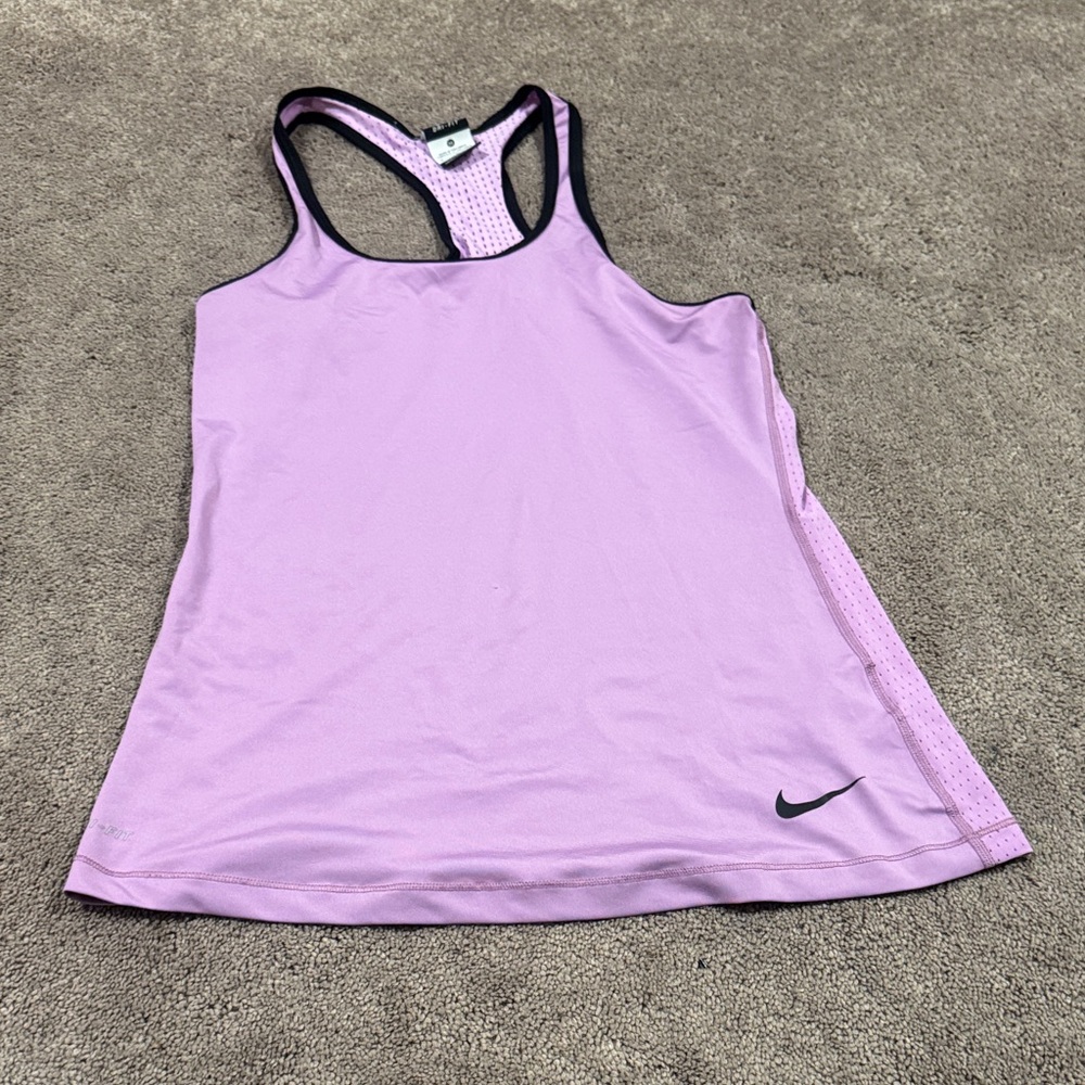 Nike Dri-Fit Purple Racerback Tank Top SIZE M